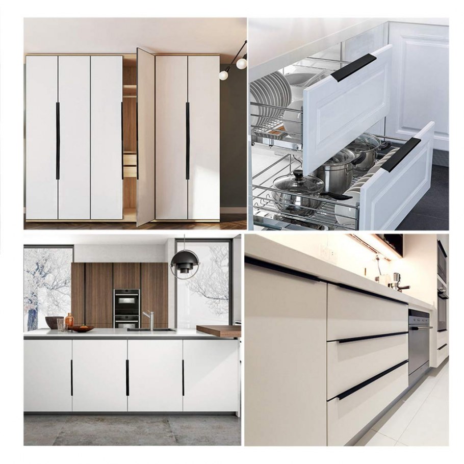 Ручка gola на кухне встроенная