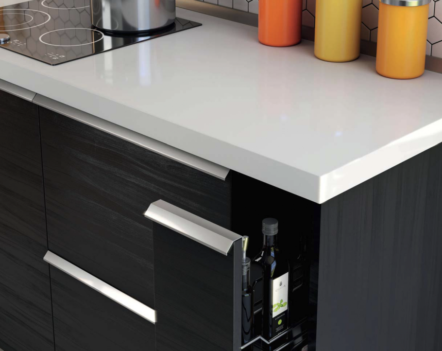 Кухня с ручками