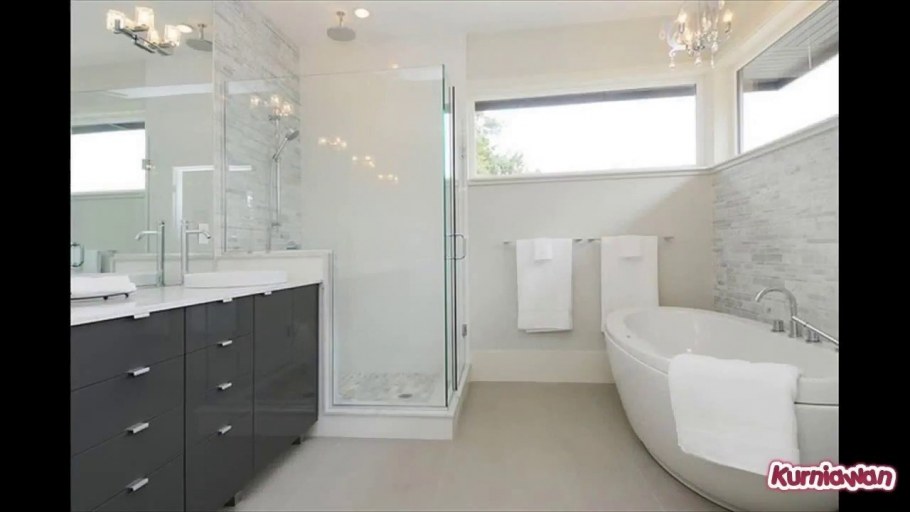 Ванная в светлых тонах