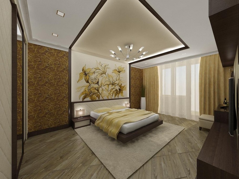 Спальня в двухкомнатной квартире