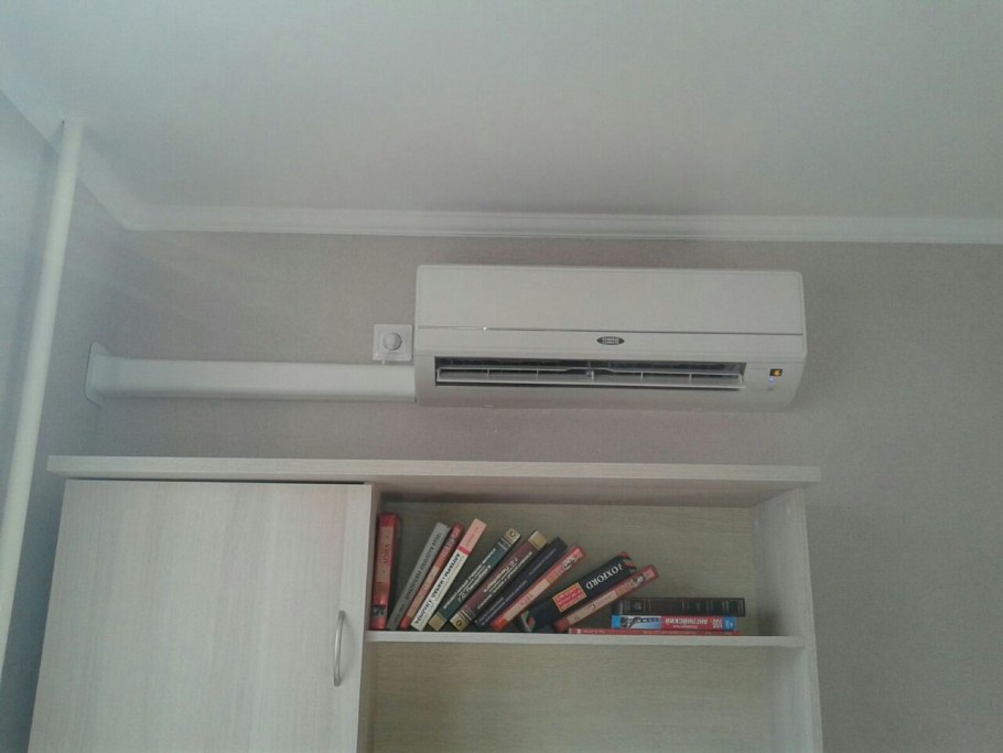 Встроить кондиционер в шкаф