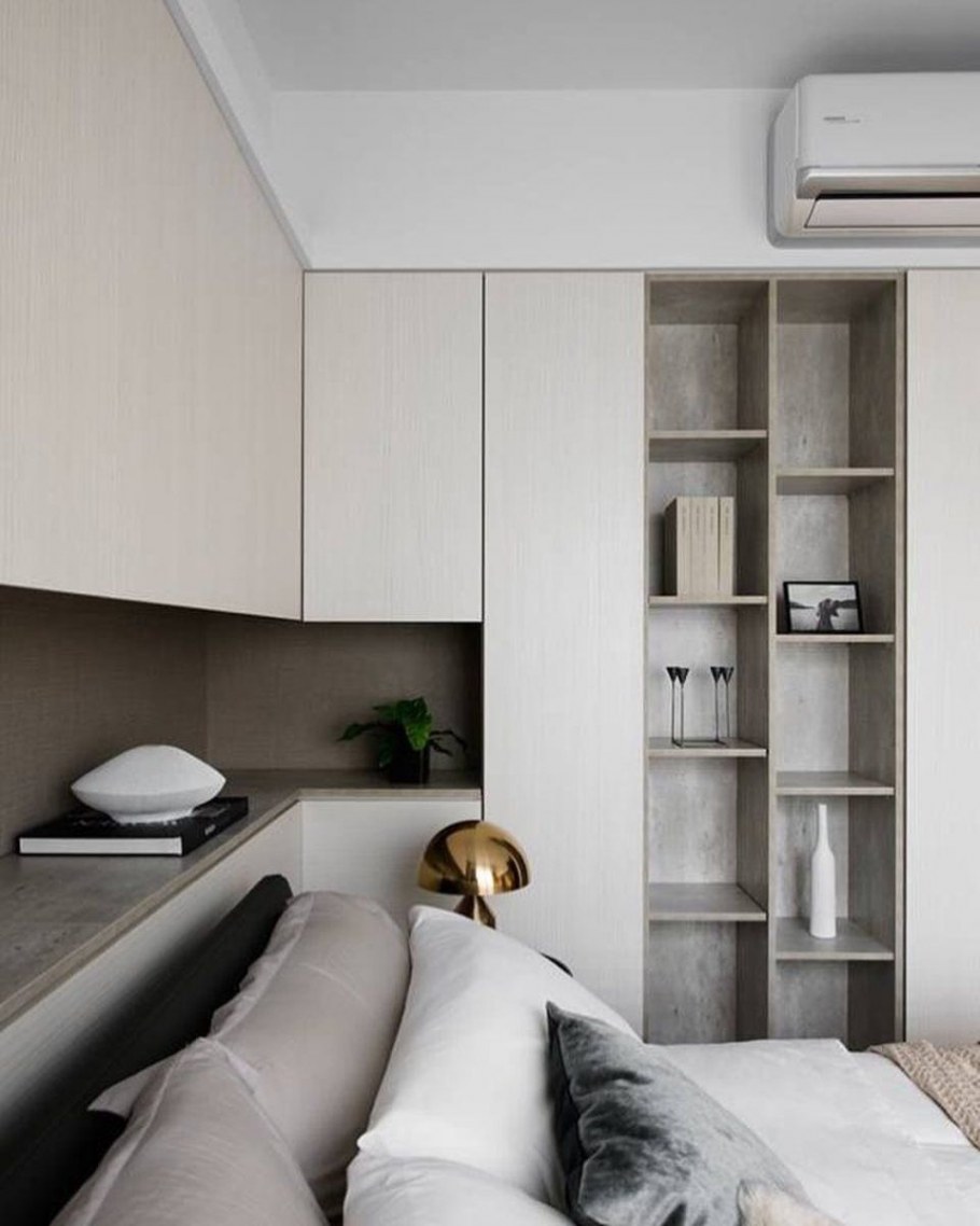 Серо синяя комната для мальчика