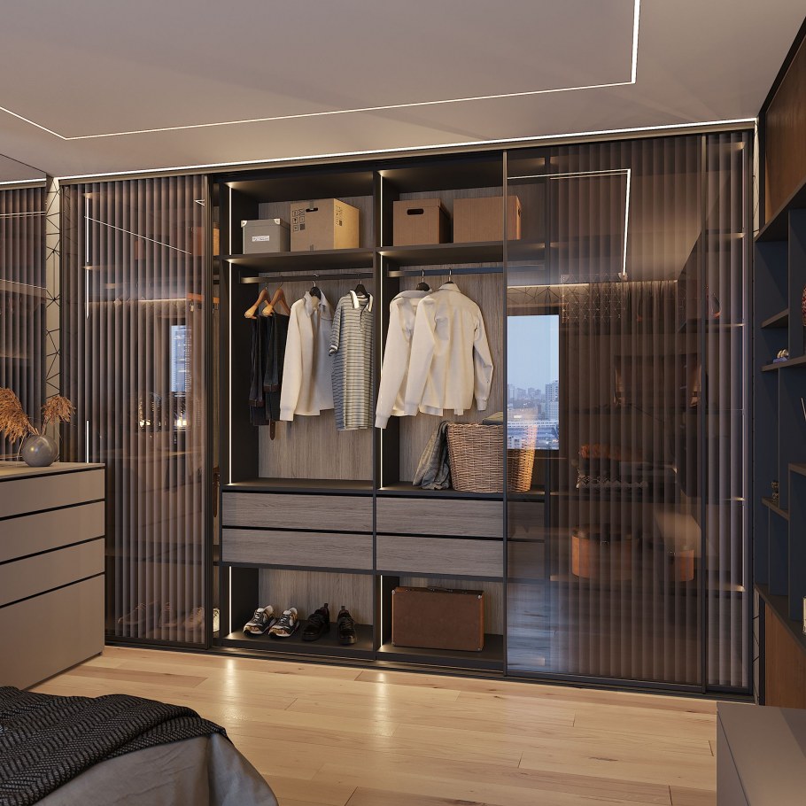 Гардеробная Мистер Дорс п-образная