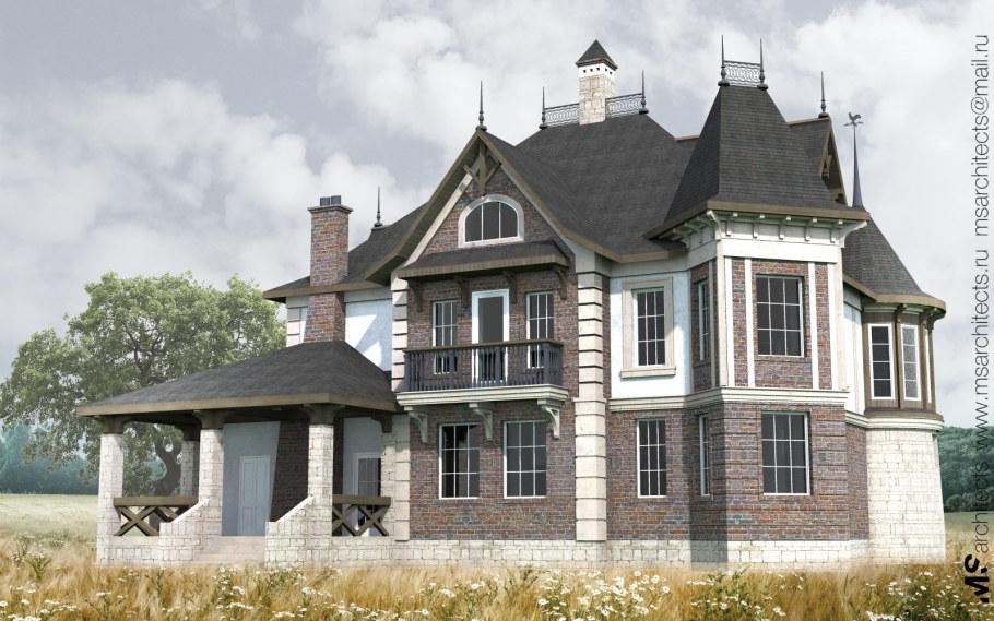 Фасад в голландском стиле