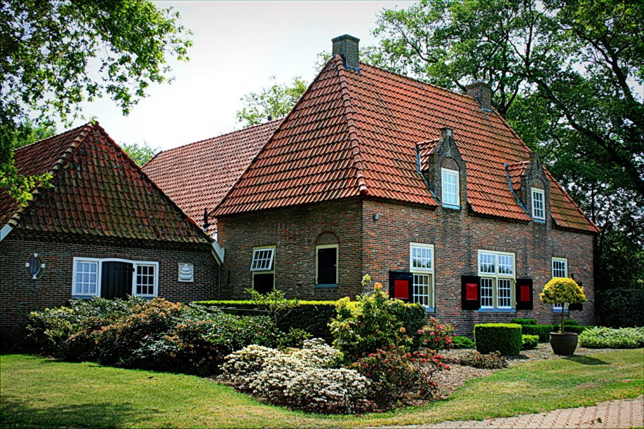 Оверэйсел провинция Голландия зимой