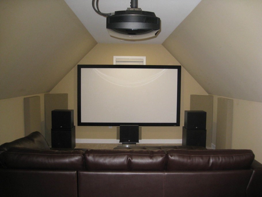 ТВ на мансарде