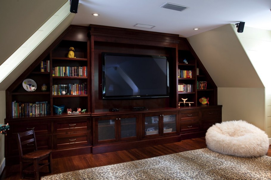 Мансарда интерьер лаунж