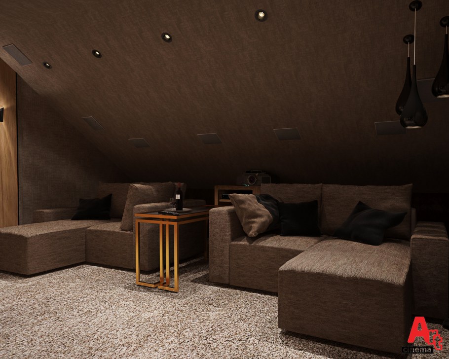 Проектор на мансарде