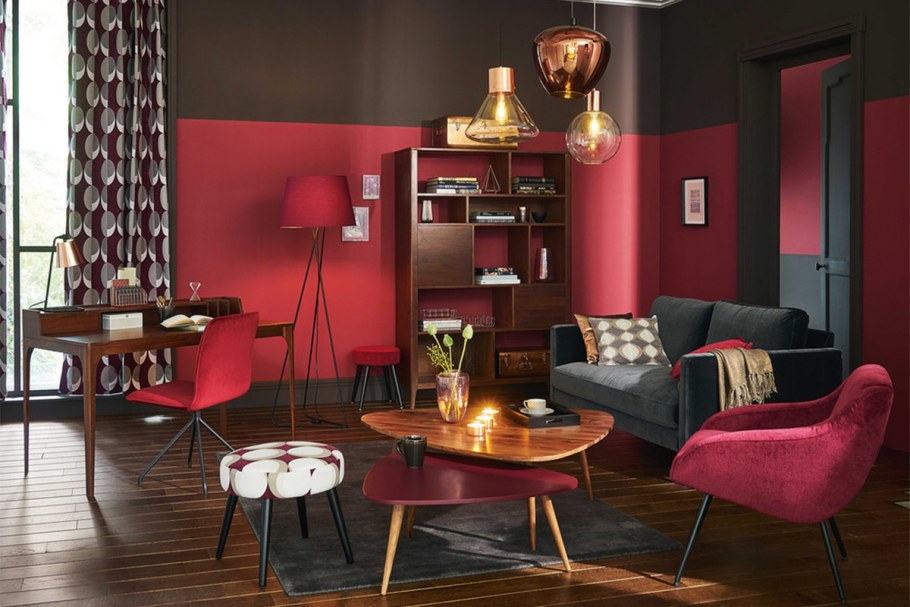 Красный интерьер