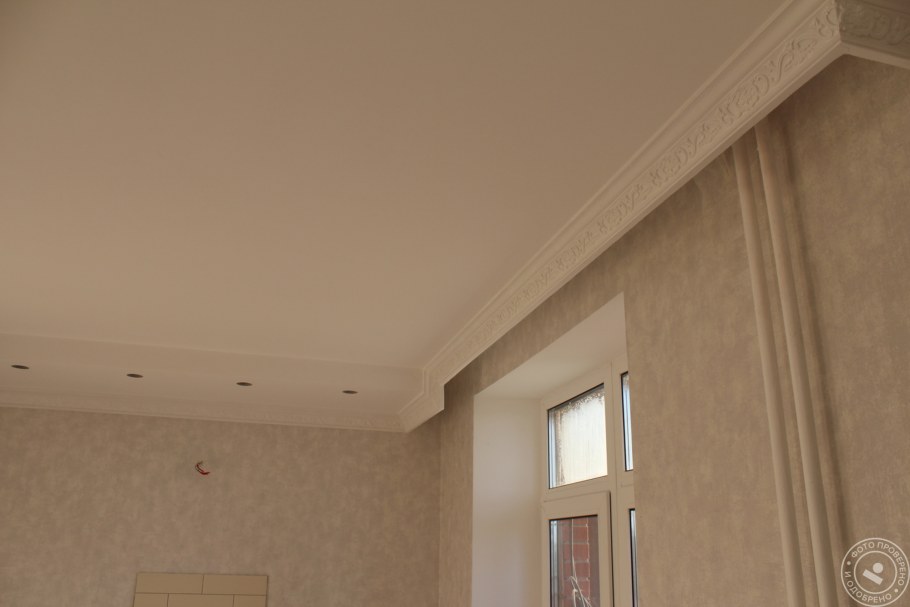 Ниша для штор из гипсокартона