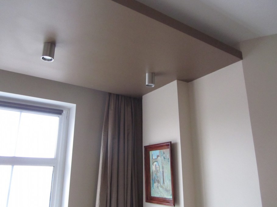 Ниша для штор из гипсокартона