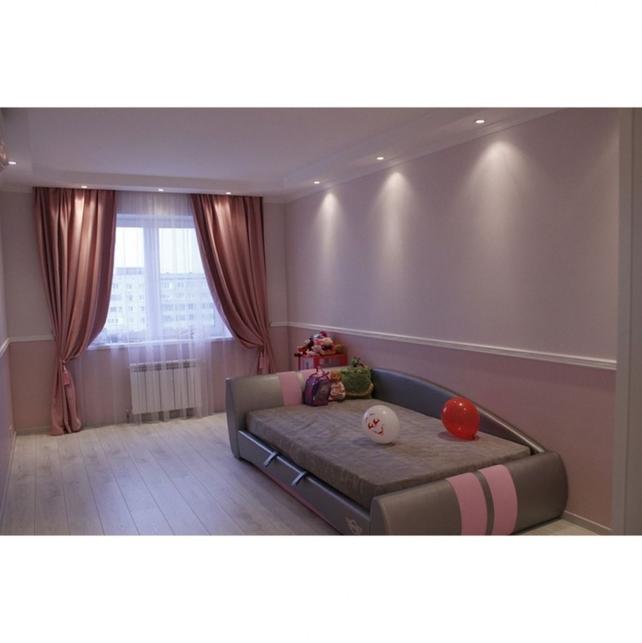 Подвесной потолок с нишей для штор