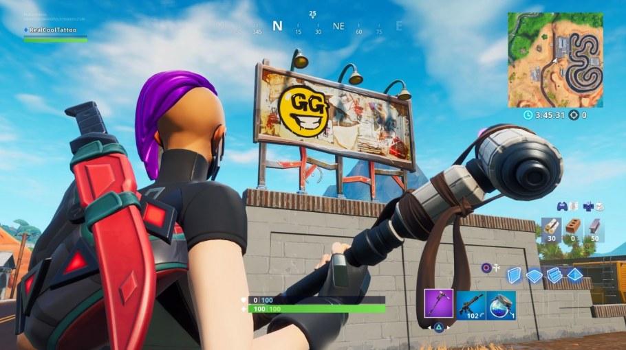 ФОРТНАЙТ граффити с персонажами