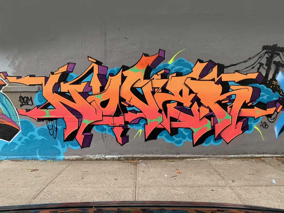 Граффити бомбинг стрит