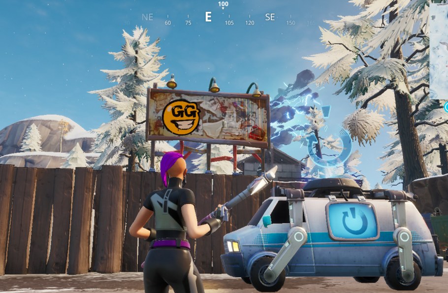 Fortnite фото граффити