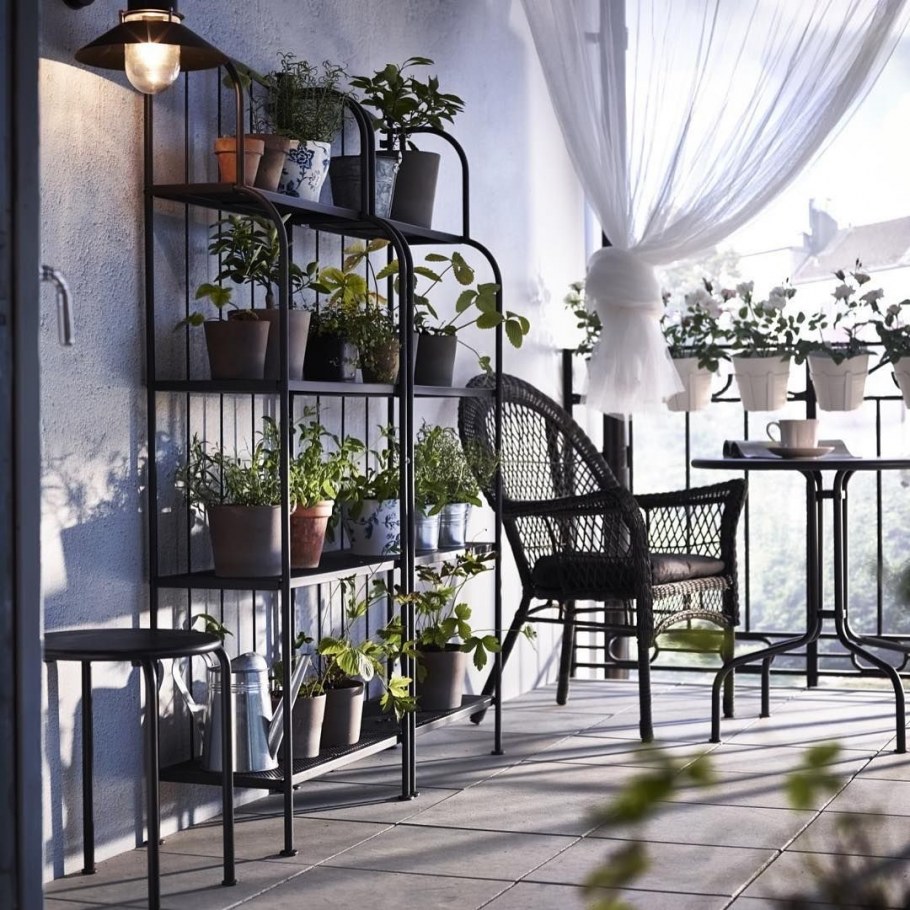 Складная полочка для цветов