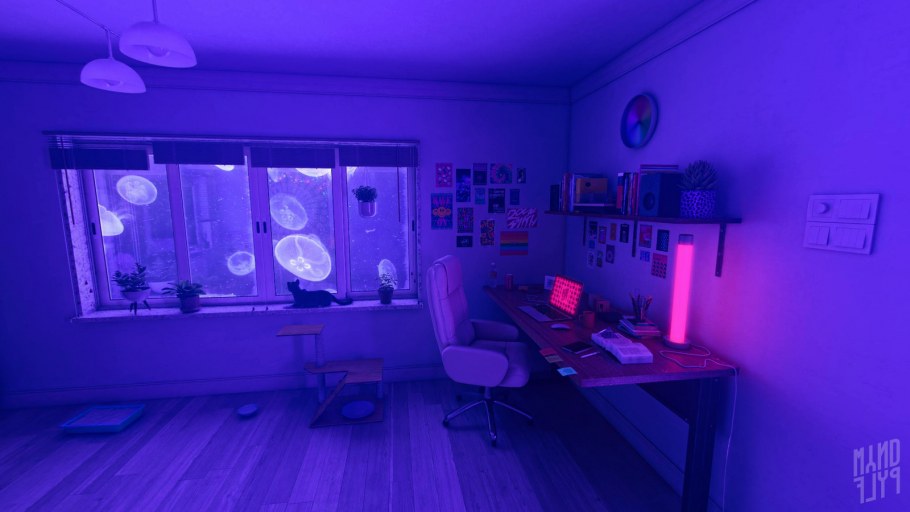 Геймерская комната с подсветкой