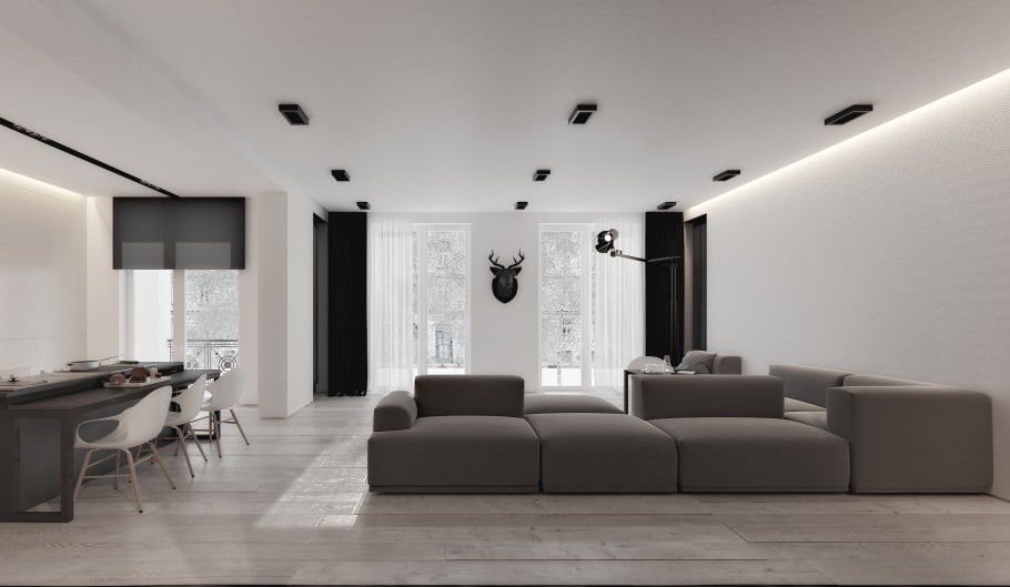 Спальня Хай тек