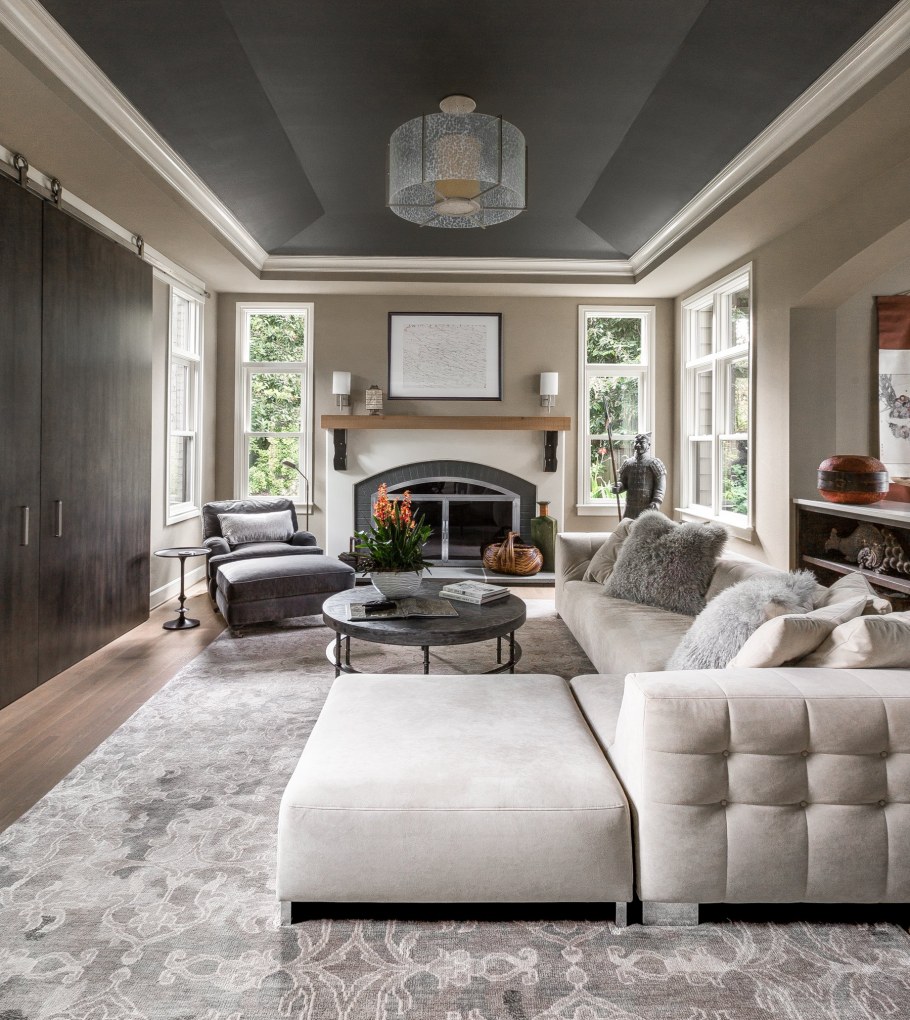 Мансардная спальня в стиле лофт