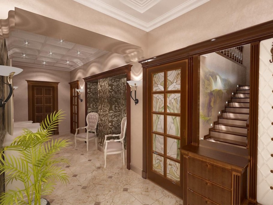 Планировка коридора в частном доме