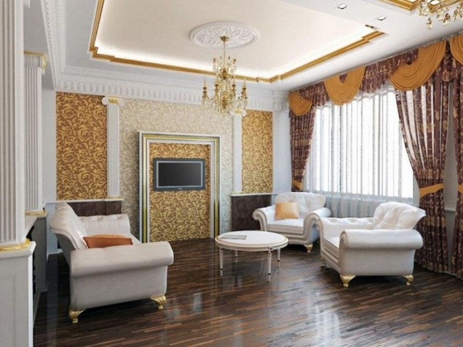 Натяжные потолки классика Барокко