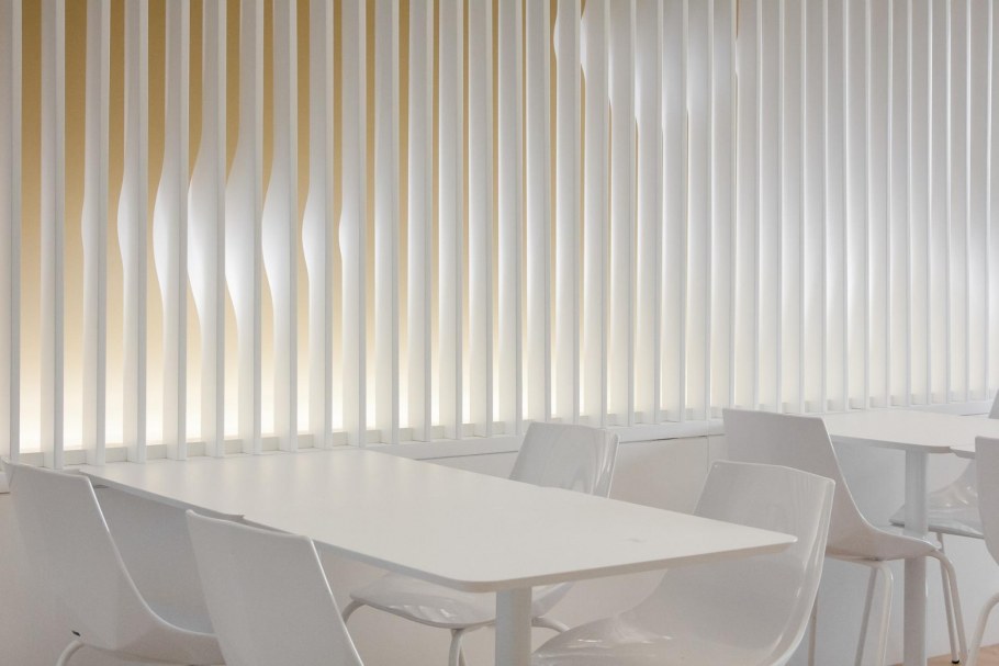 Стеновые рейки белые