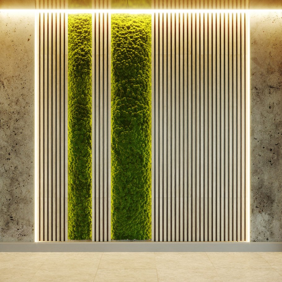 Реечные перегородки Хольц