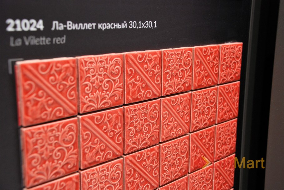 Плитка Анвер рыжий 30,1х30,1