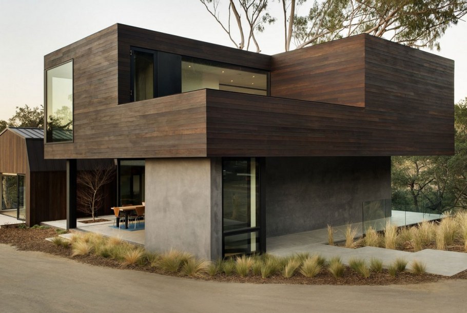 Эко-брутализм экстерьер