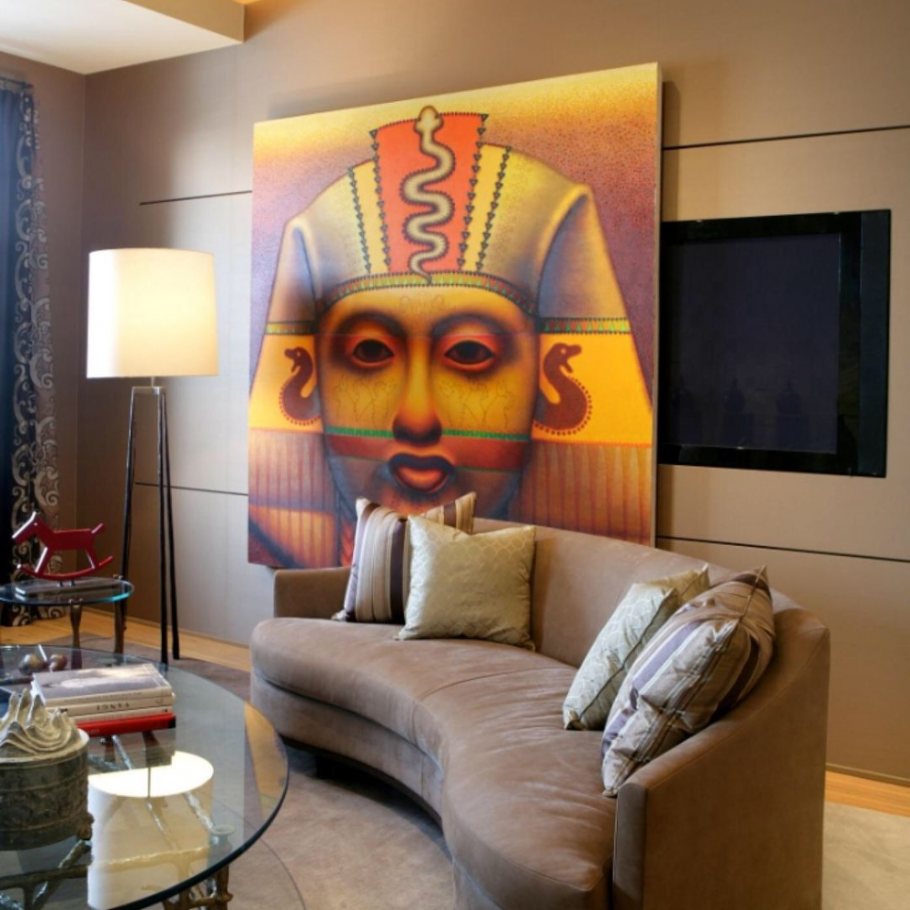 Древнеегипетский стиль в интерьере