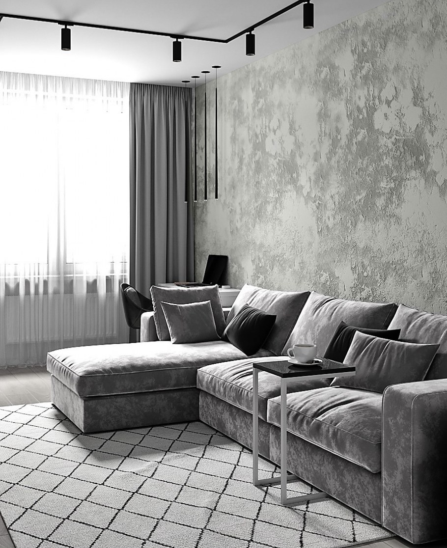 Шторы в цвет дивана