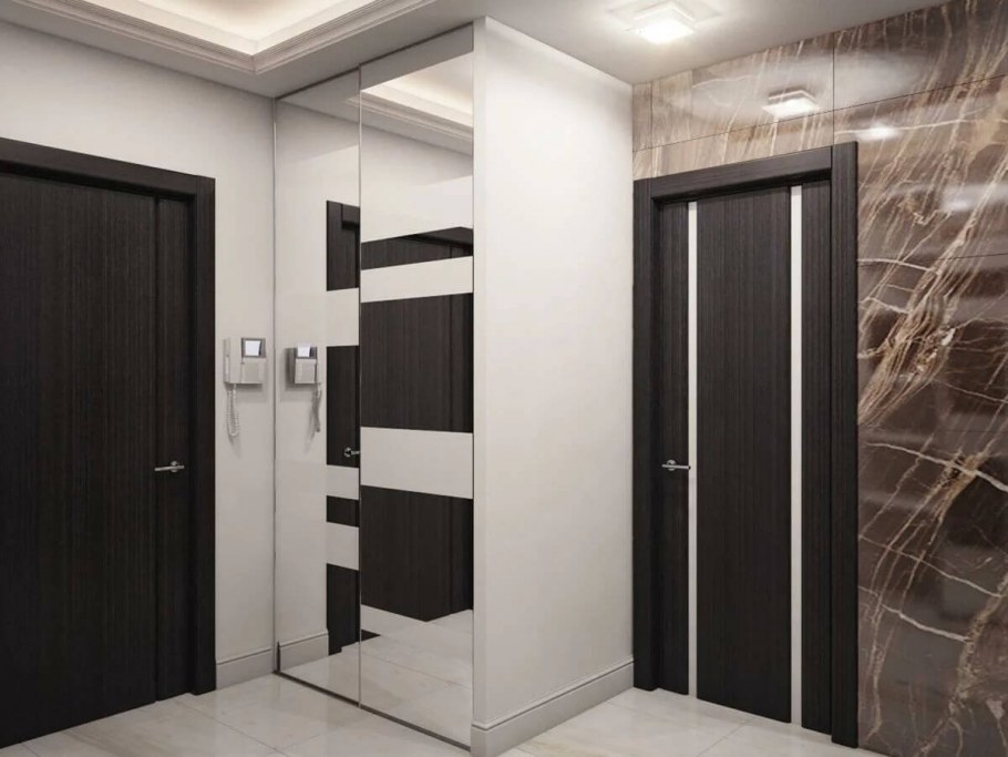 Дверь мет. Гарда муар темный Кипарис царга 860мм правая