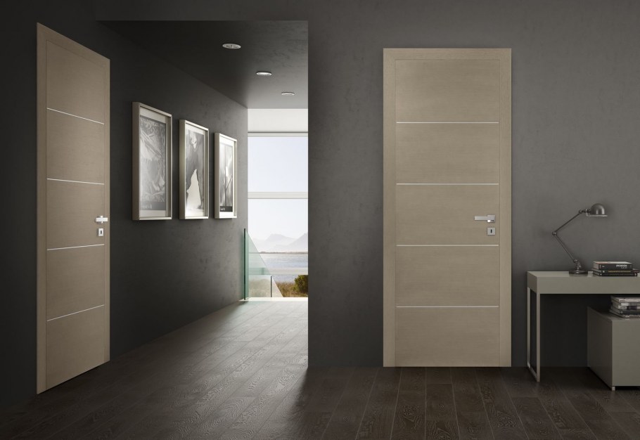 Двери межкомнатные экошпон в интерьере