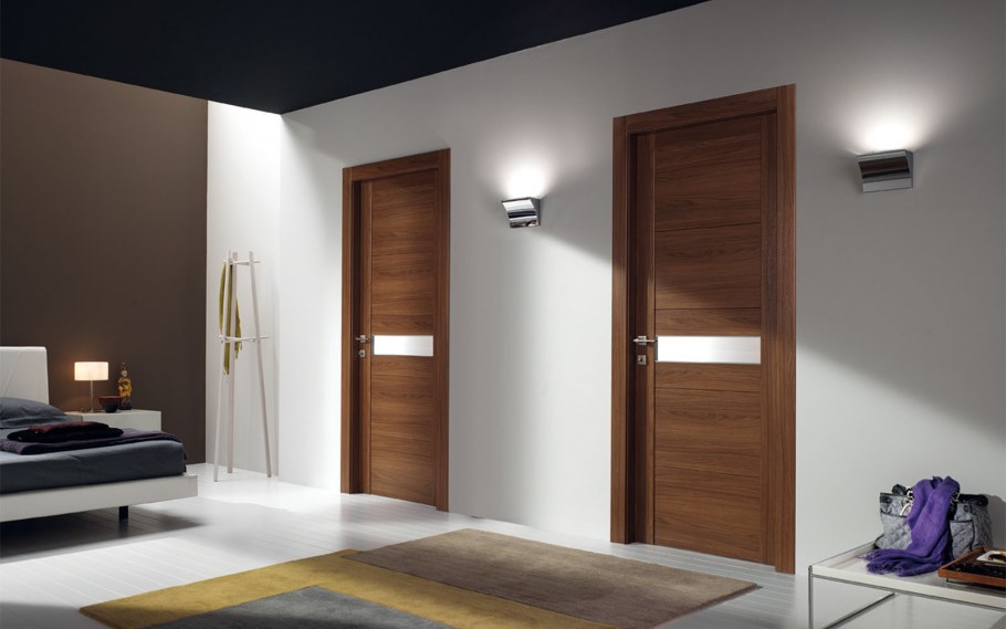 Двери венге в интерьере квартиры