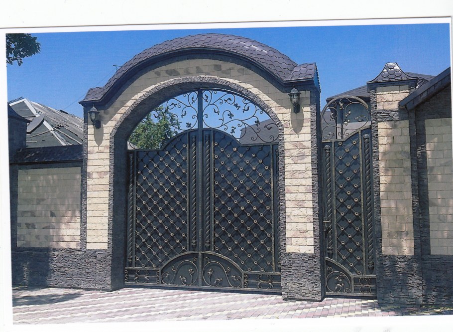 Ковка ворота Шехтеля