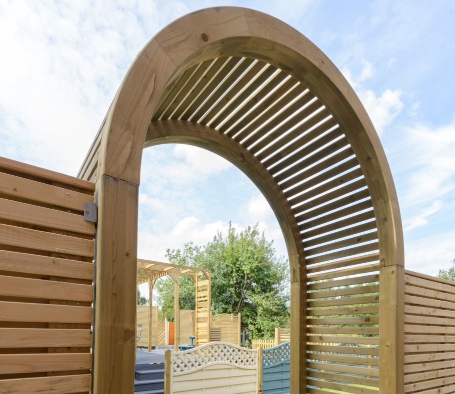 Арки на садовом участке
