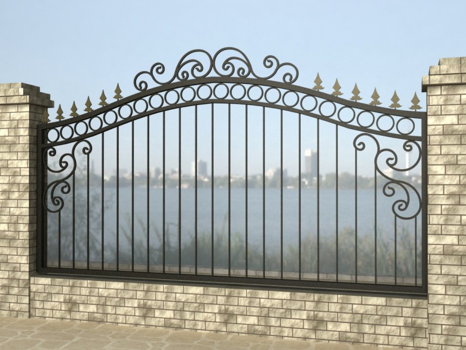 Забор в 3ds Max