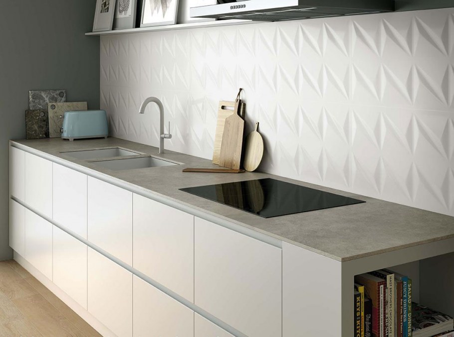 Кухонный фартук из плитки 60 120