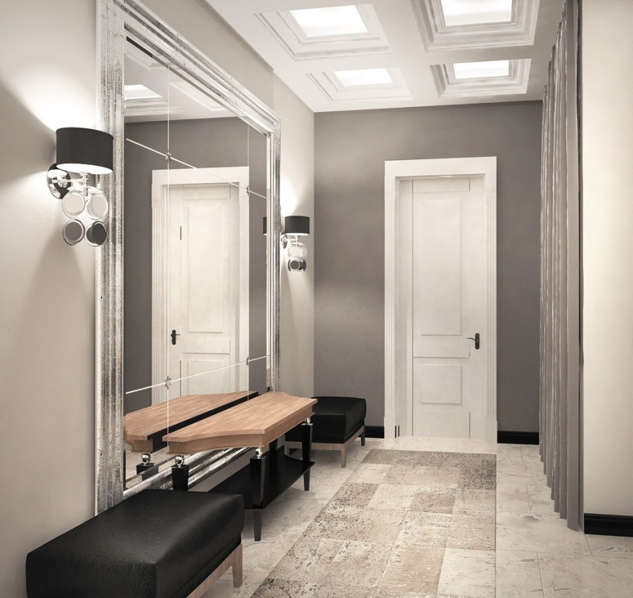 Дизайнерский интерьер прихожей