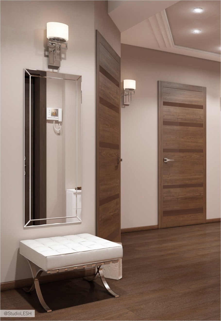 Декор узкого коридора