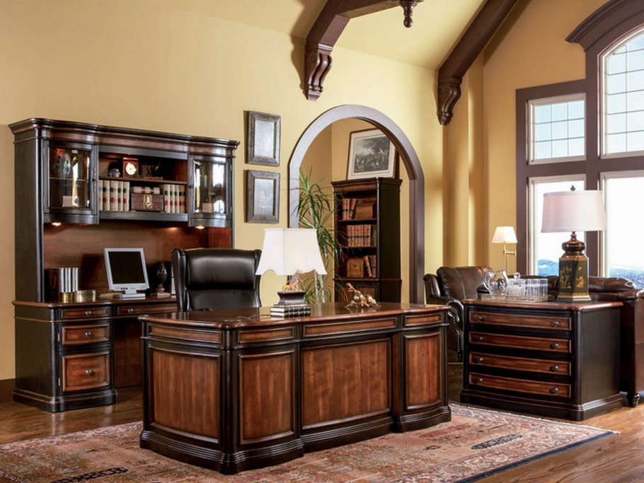 Мебель для кабинета классика