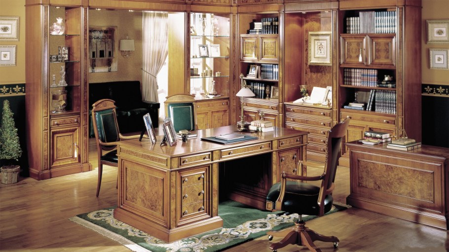 Стенка для кабинета домашнего