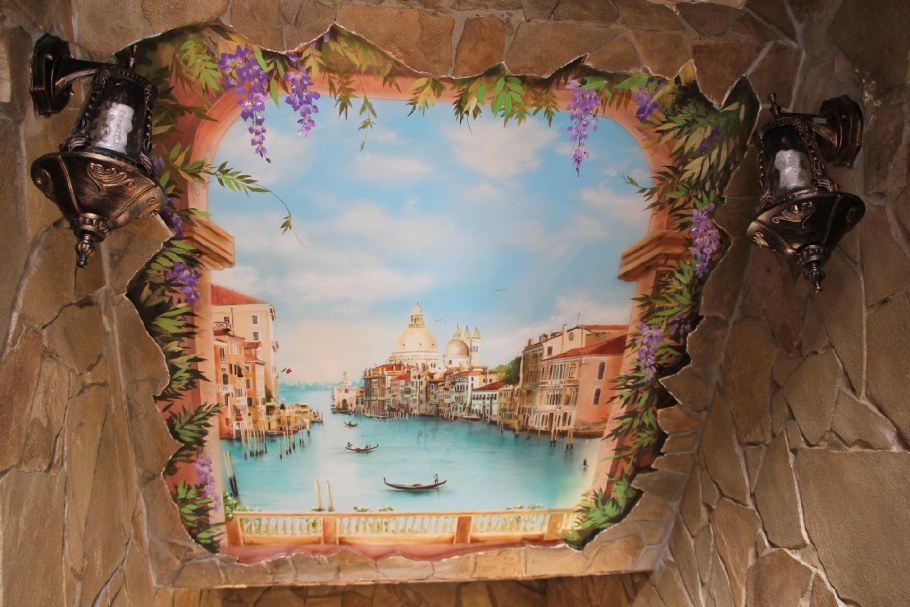 Роспись в интерьере Венеция