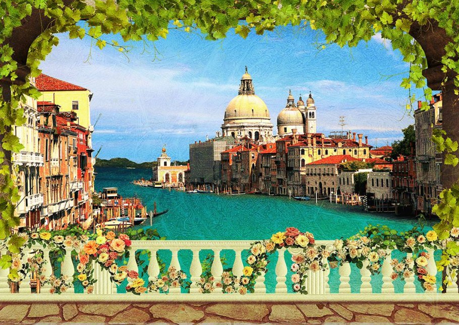 Фреска Венеция на стену