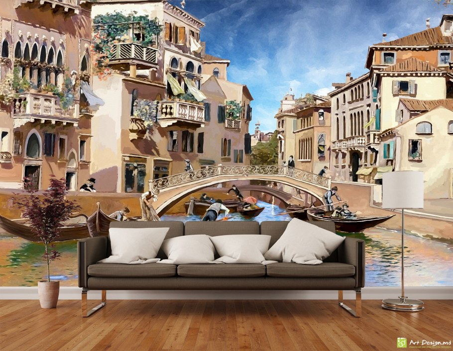 Венеция улочки фрески