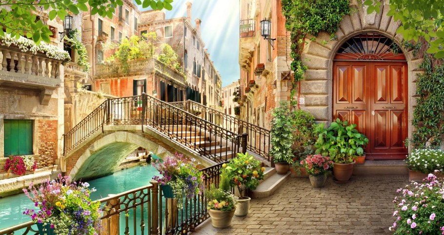 Обои Венеция в интерьере