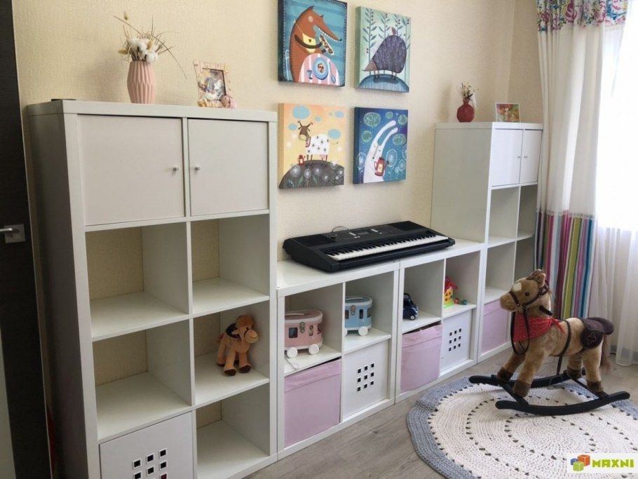 Стеллаж икеа Каллас в детскоой