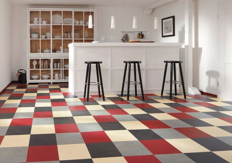 Цветная плитка на пол