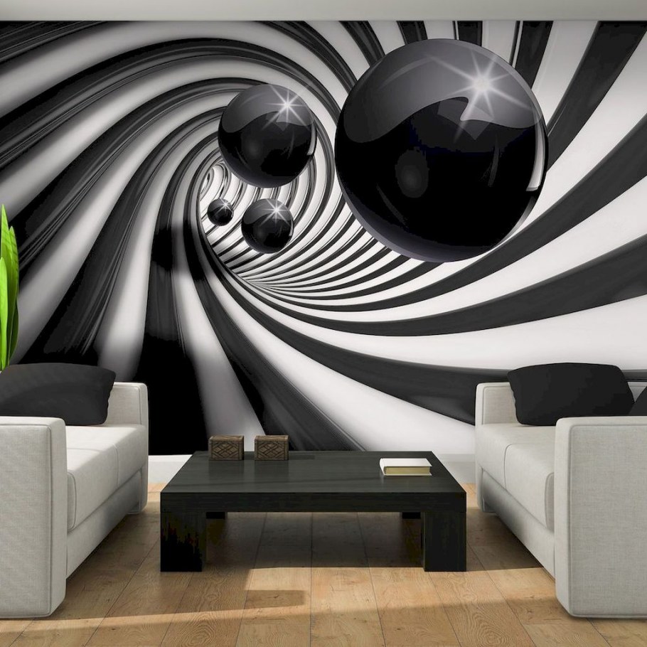 Необычные фотообои в интерьере