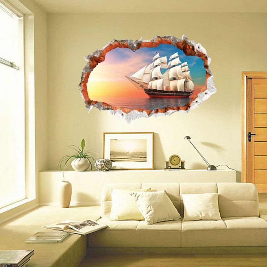 Иллюзия на стене